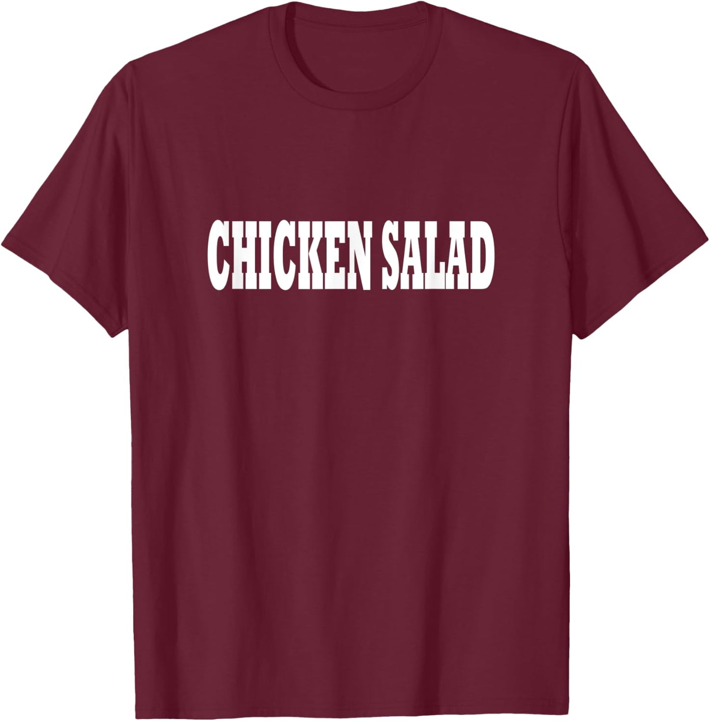 Chicken salad Costume Halloween T-Shirt - T-Shirt | Maroon