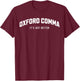 Oxford Comma Supporter Grammar Funny T-Shirt - T-Shirt | Maroon