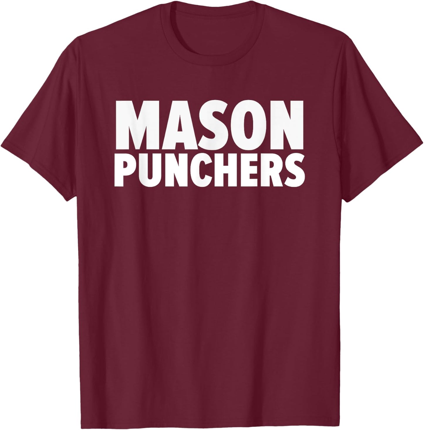 Mason Punchers Bold T-Shirt - T-Shirt | Maroon