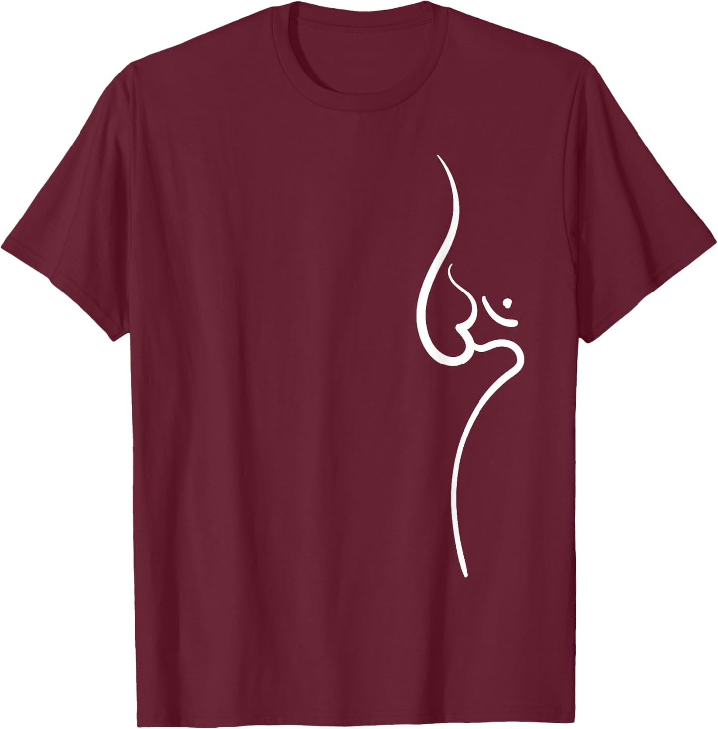 Om Namah Shivaya Indian God Namaste Ohm Durga Puja Hindu Om T-Shirt - T-Shirt | Maroon