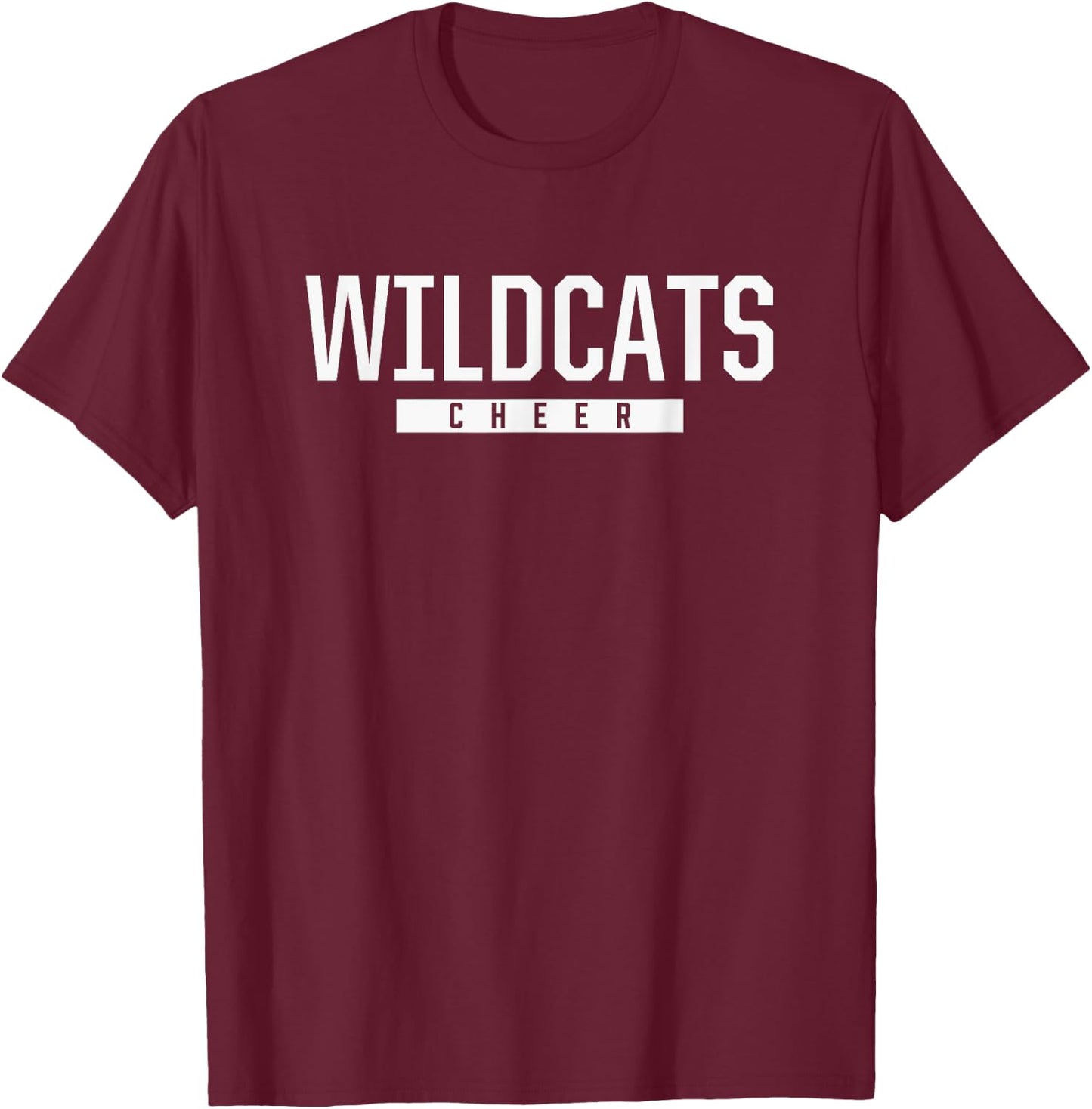 Elgin Wildcats Cheer HS T-Shirt - T-Shirt | Maroon