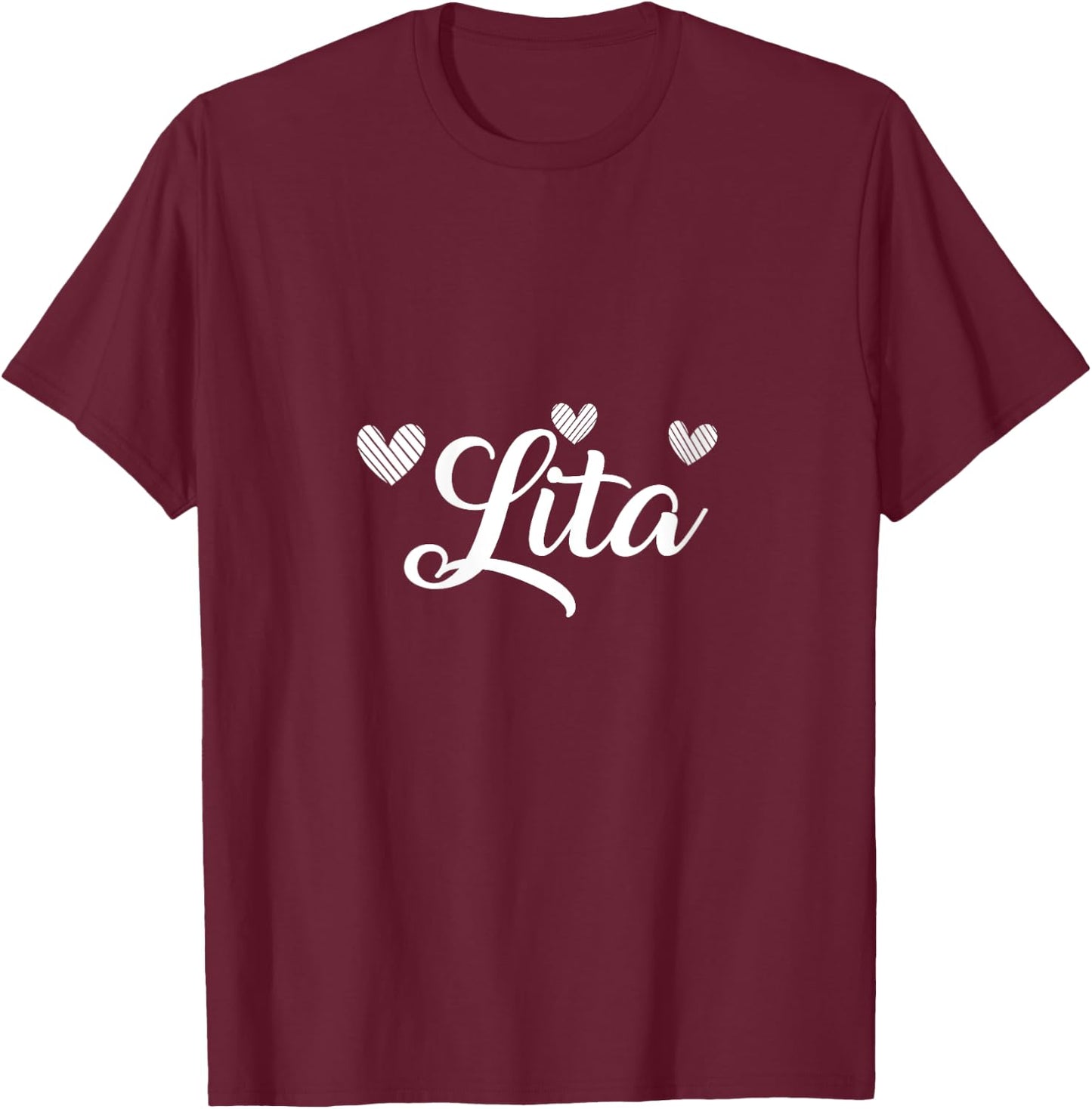 Lita shirt Little Heart Mother's Day Lita V-Neck T-Shirt - T-Shirt | Maroon