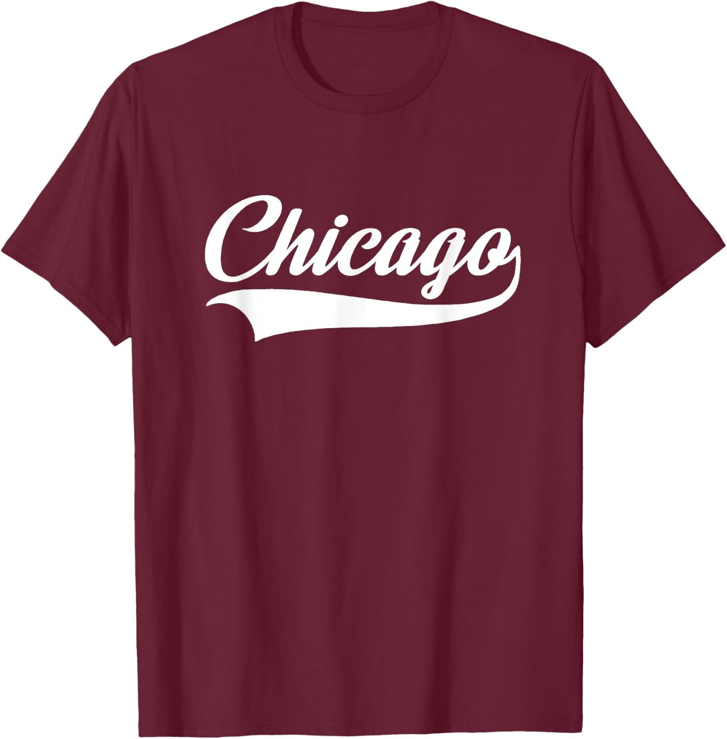 Chicago - Hometown Pride - Throwback Design - Classic T-Shirt - T-Shirt | Maroon