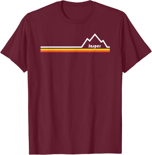 Jasper National Park T-Shirt - T-Shirt | Maroon