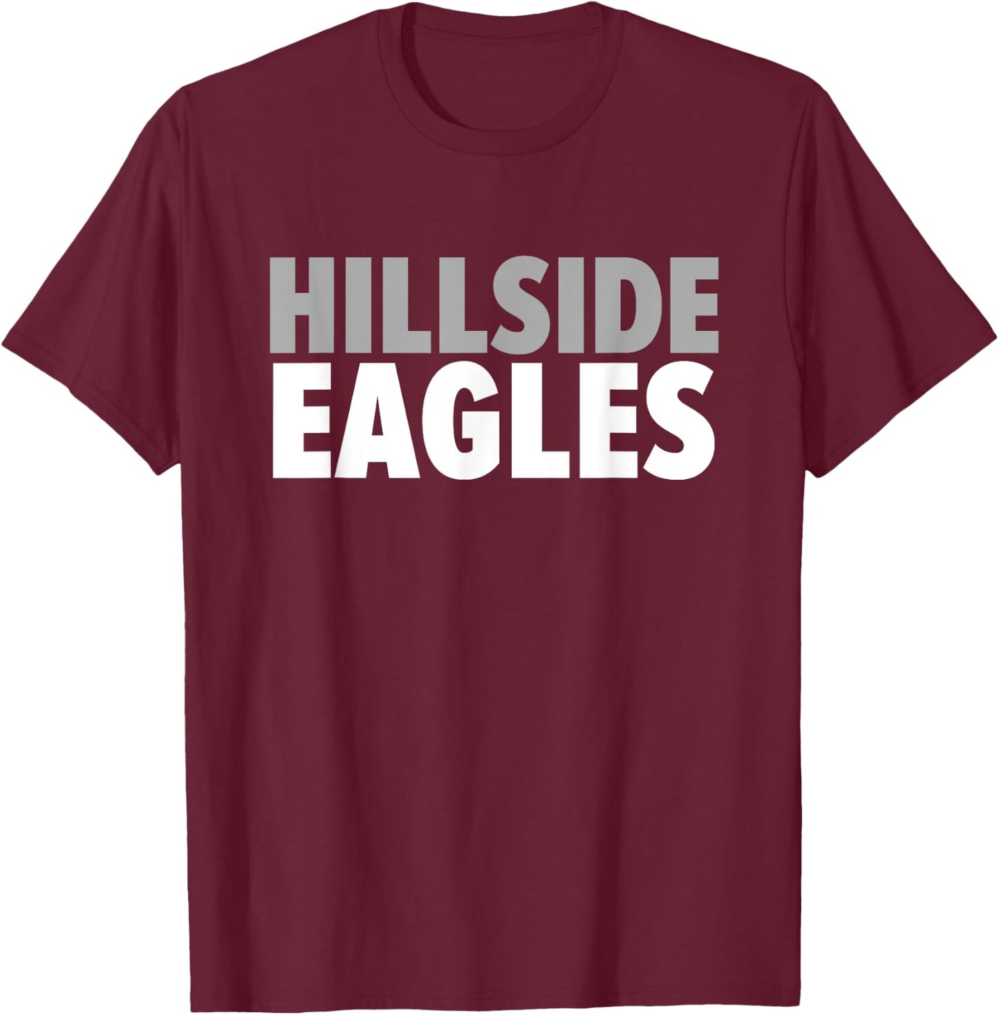Hillside Eagles Bold T-Shirt - T-Shirt | Maroon