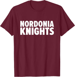 Nordonia Knights Bold T-Shirt - T-Shirt | Maroon