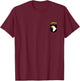 US Army 101st Airborne infantry Division Patch, Veterans T-Shirt - T-Shirt | Maroon