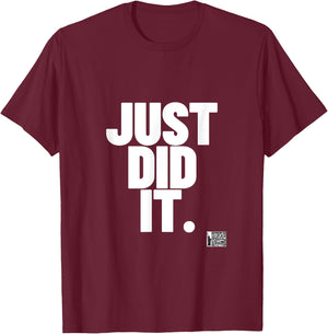 Apparel by Greg -Adults, -Kids Modern Black Small Sports T-Shirt - T-Shirt | Maroon