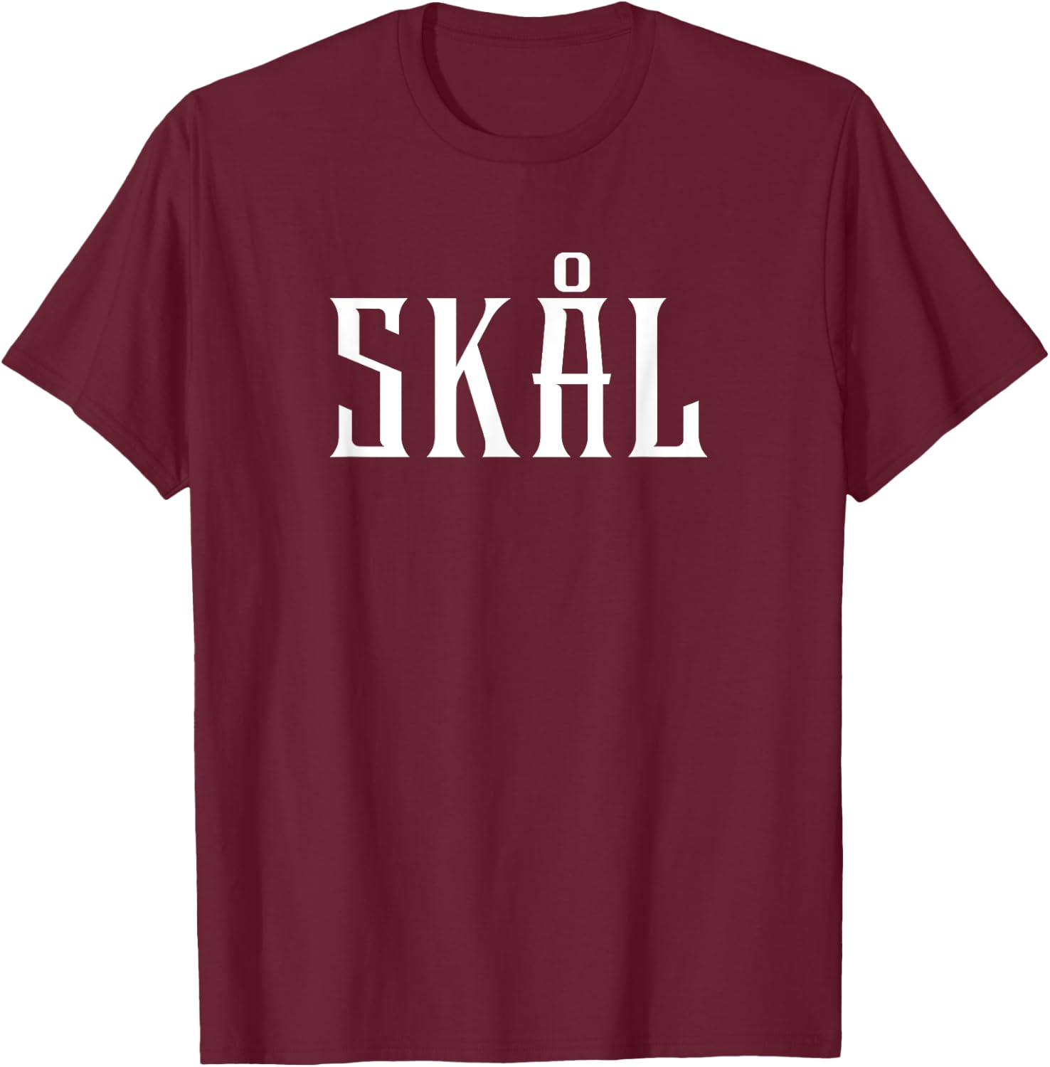 Skål Prost Sweden Norway and Iceland Viking T-Shirt - T-Shirt | Maroon