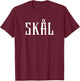 Skål Prost Sweden Norway and Iceland Viking T-Shirt - T-Shirt | Maroon