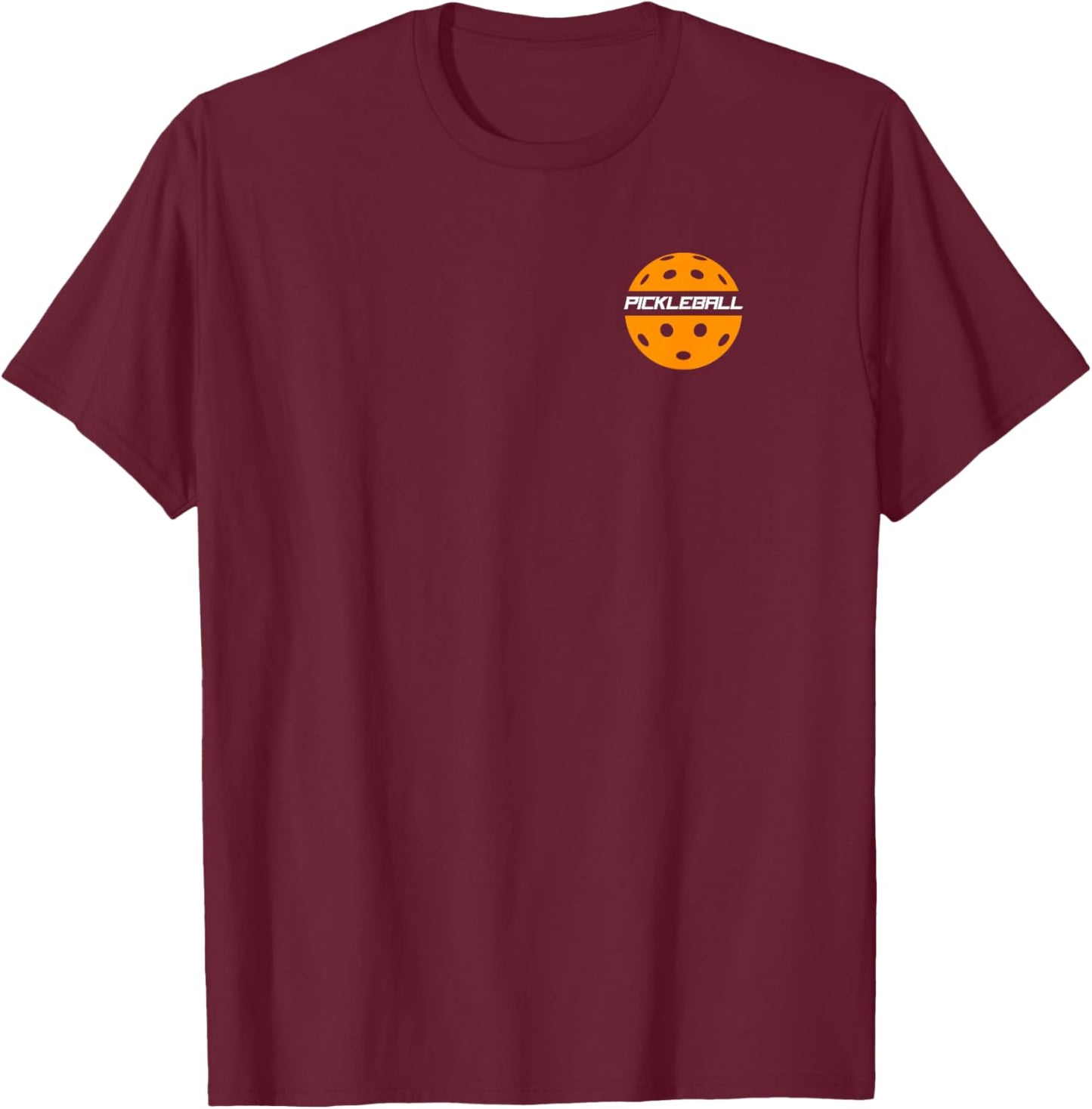 Pickleball - Stylish - Simple - Pickleball T-Shirt - T-Shirt | Maroon
