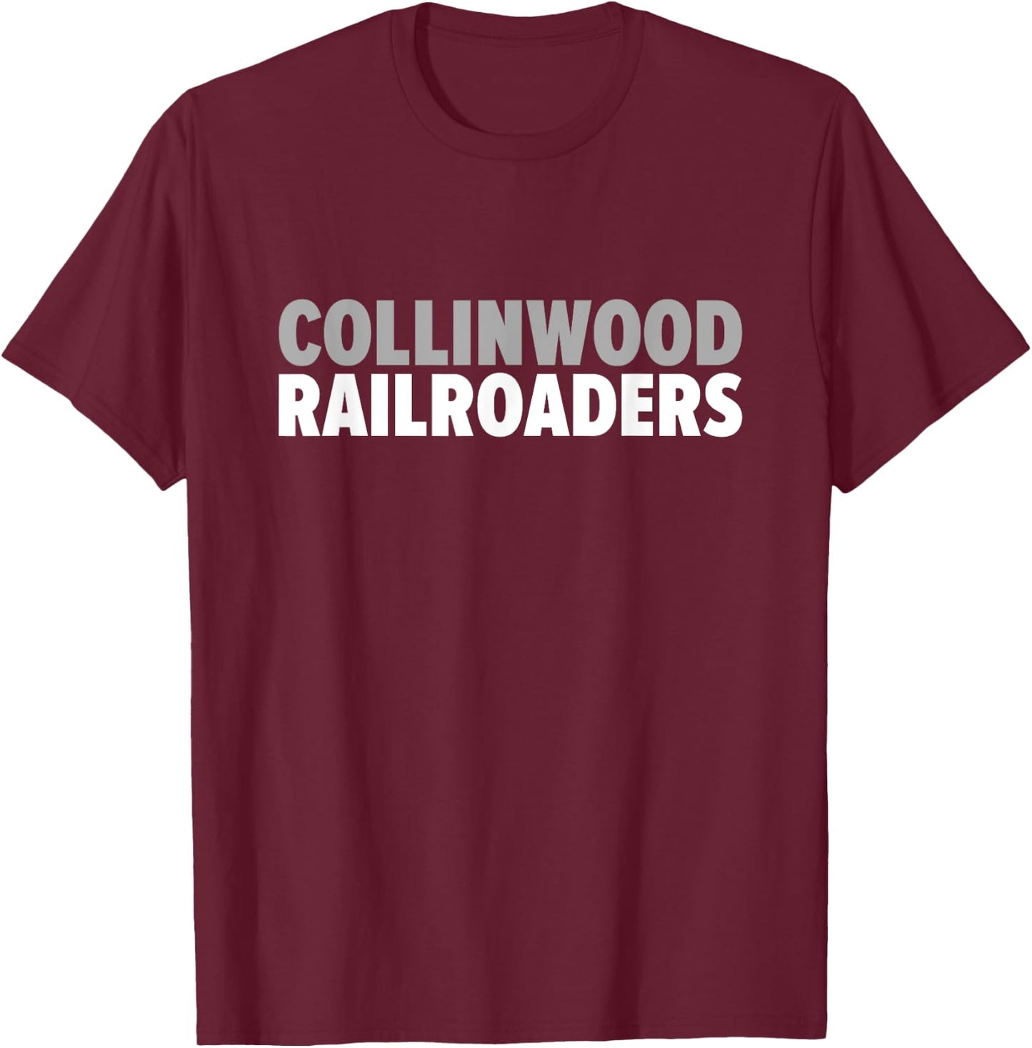 Collinwood Railroaders Bold T-Shirt - T-Shirt | Maroon