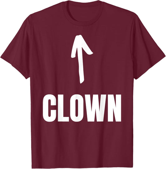 Funny Clown Costume And Carnival Outfits T-Shirt - T-Shirt | Maroon