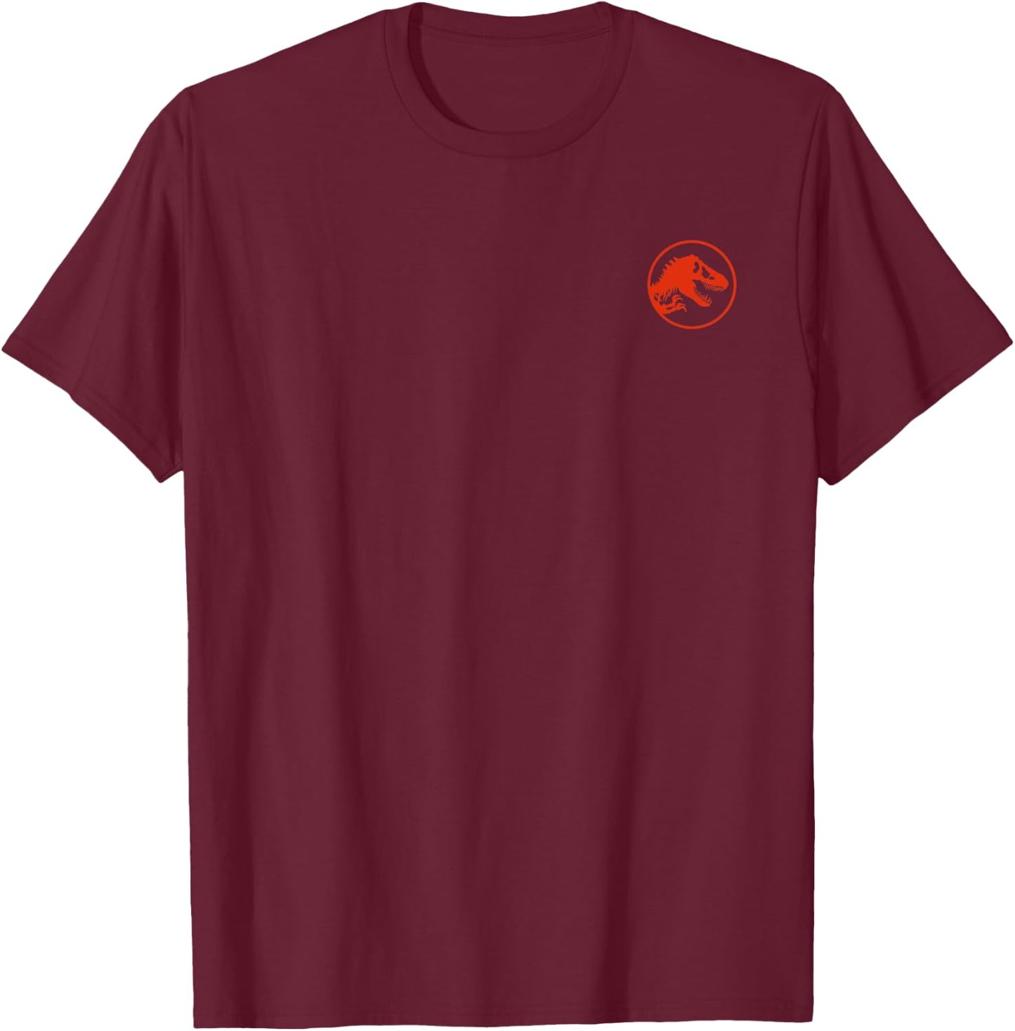 Jurassic World Raptor Running Club - Officially Licensed T-Shirt - T-Shirt | Maroon