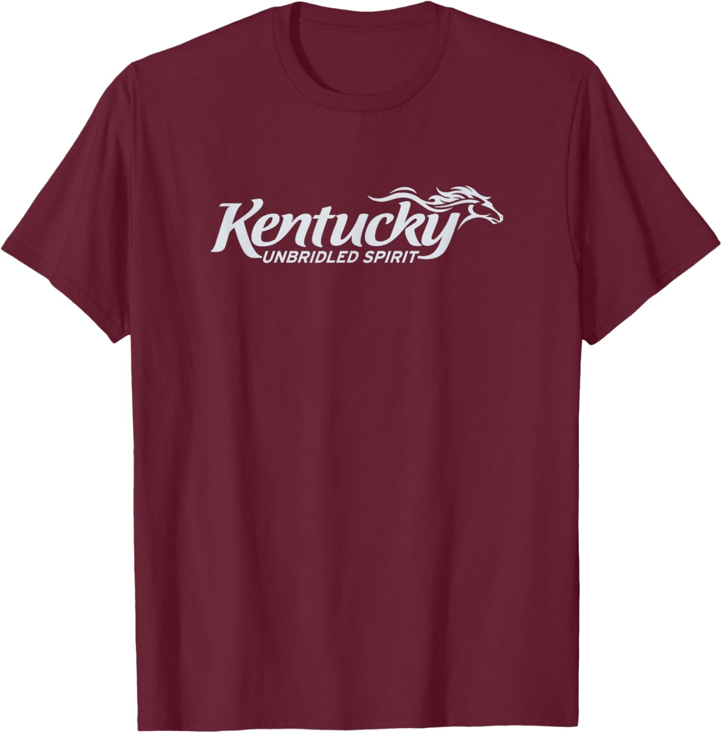 Kentucky Unbridled Spirit Highway Welcome Sign T-Shirt - T-Shirt | Maroon