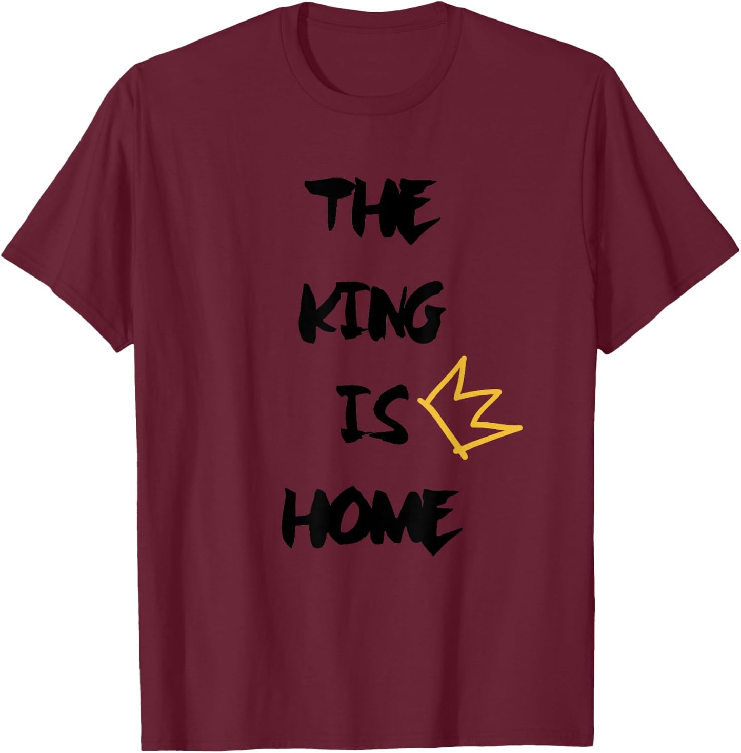 Clevelan to LA- The King is Home- LA'Bron Basketball T-Shirt - T-Shirt | Maroon