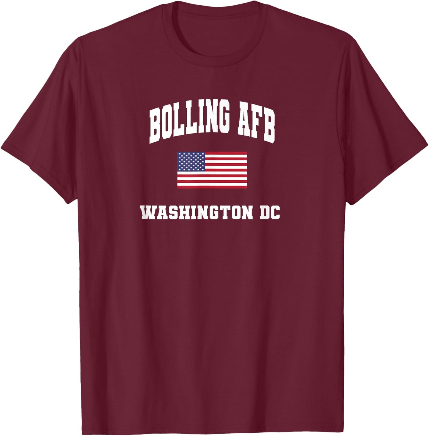 Bolling AFB T-Shirt - T-Shirt | Maroon