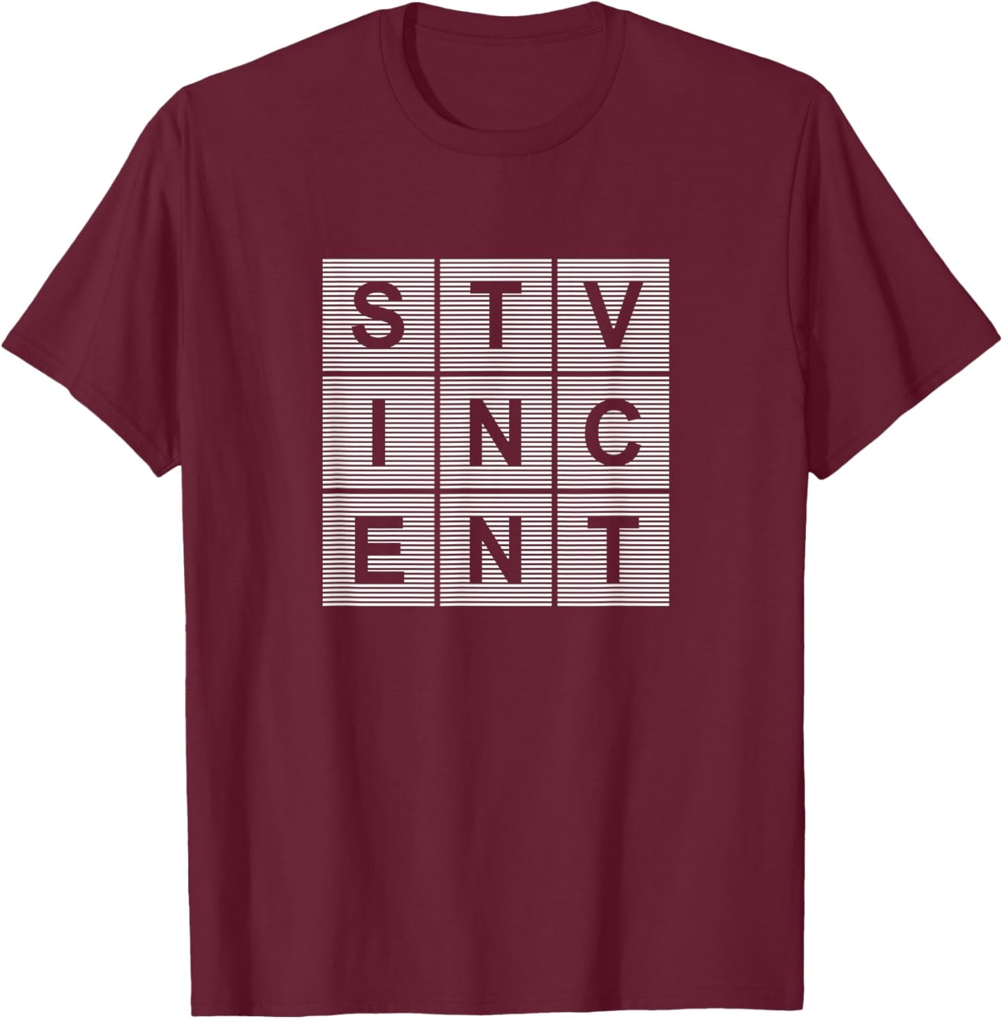 Saint Vincent T-Shirt - T-Shirt | Maroon