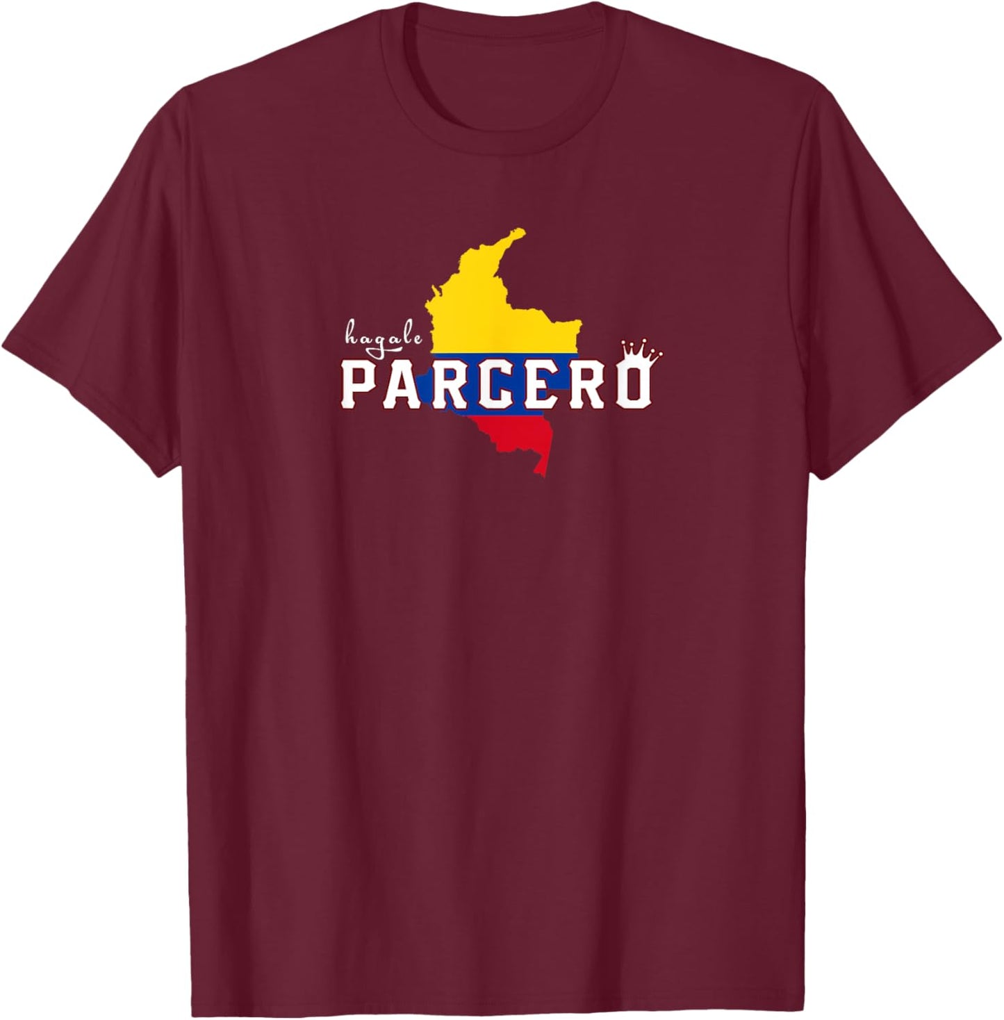 Camiseta Colombiana, Hagale Parce T-Shirt - T-Shirt | Maroon