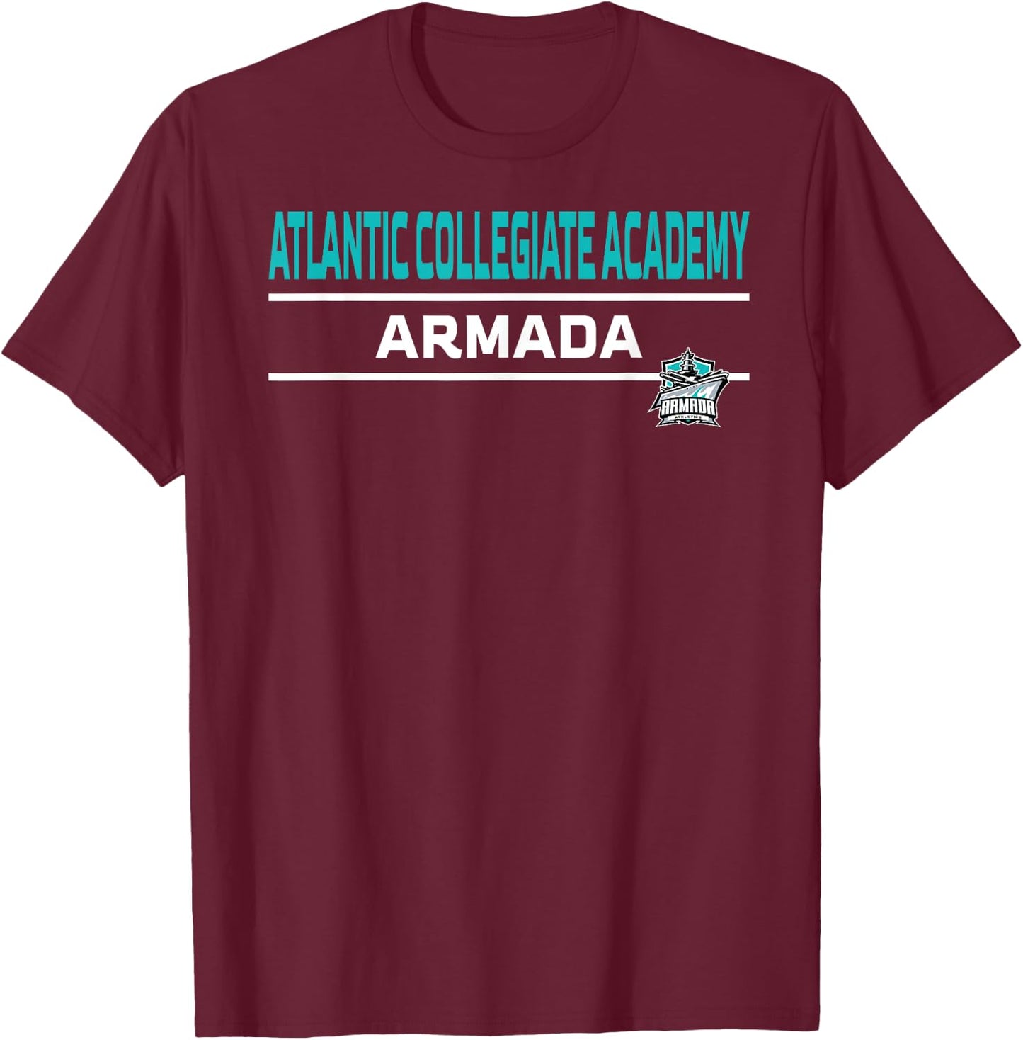 Atlantic Collegiate Academy Armada T-Shirt - T-Shirt | Maroon