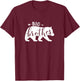 Big Brother Bear Shirt Brother Bear Brother T-Shirt - T-Shirt | Maroon