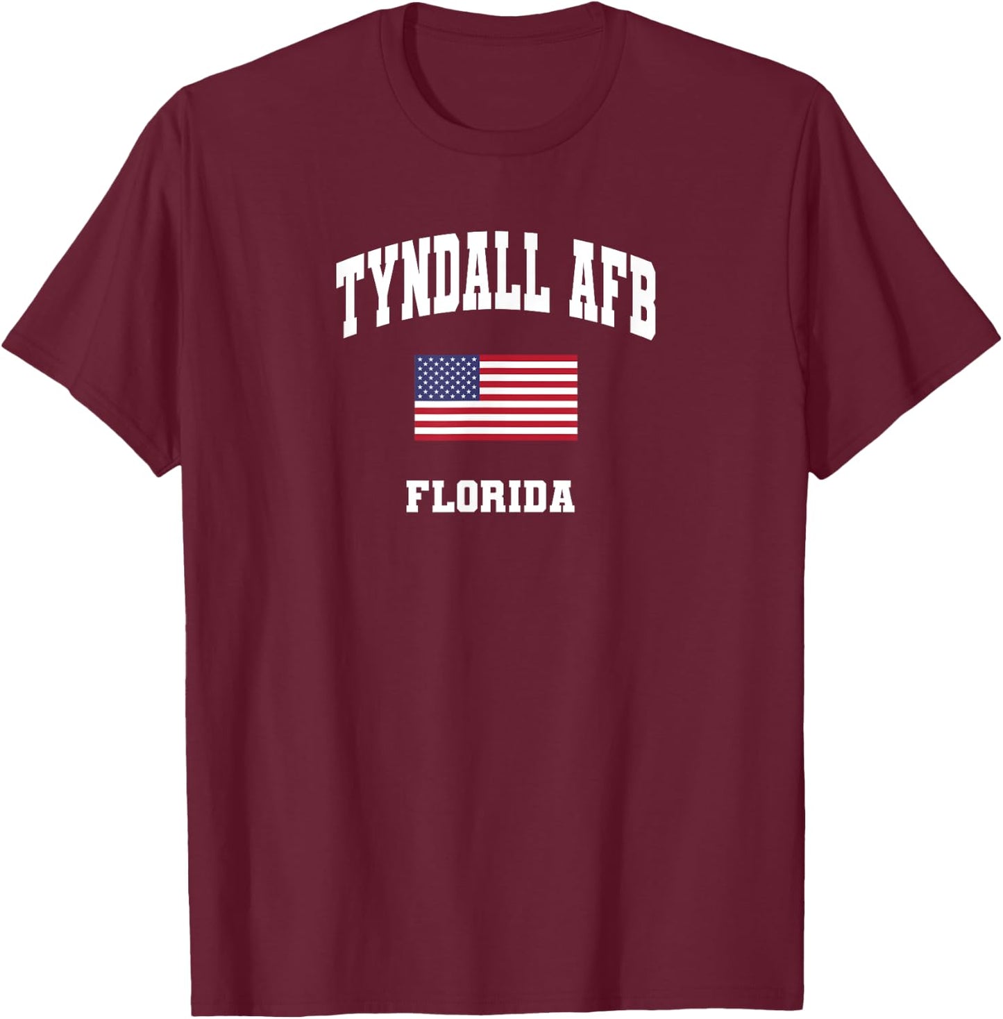 Tyndall AFB T-Shirt - T-Shirt | Maroon