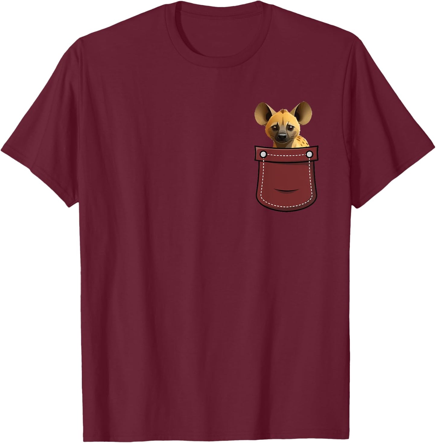 Painted Dog Lover Hunting African Wild Dog Gifts -Adults -Kids Black Short Sleeve African Wild Dog Cartoon Animal T-Shirt - T-Shirt | Maroon