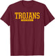 Clifton Trojans Football HS T-Shirt - T-Shirt | Maroon