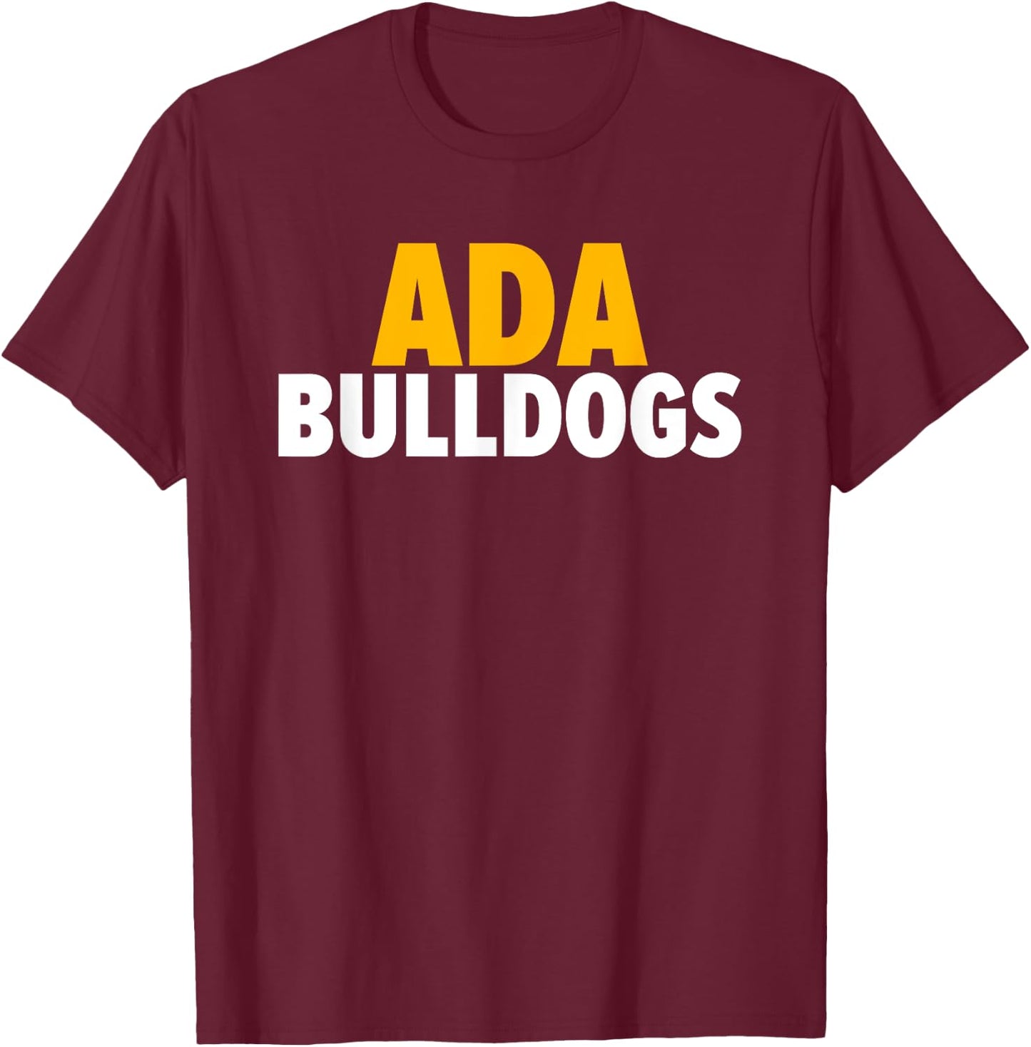 Ada Bulldogs Bold T-Shirt - T-Shirt | Maroon