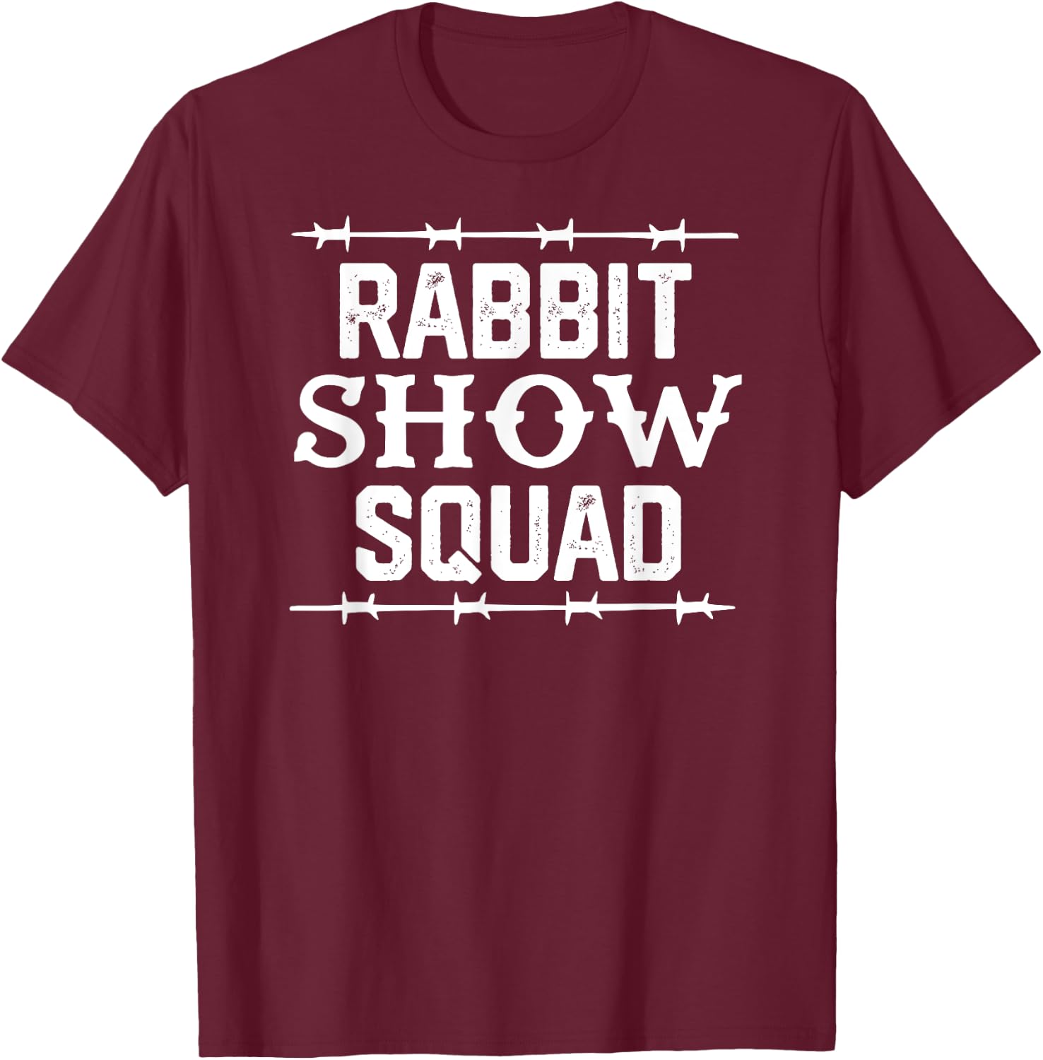 rabbit Show Squad T-Shirt - T-Shirt | Maroon