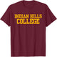Indian Hills Community College Apparel Sports Fan T-Shirt - T-Shirt | Maroon