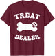 Dog Treat Dealer Funny Dog Training Cute Dog Sitter Girls T-Shirt - T-Shirt | Maroon