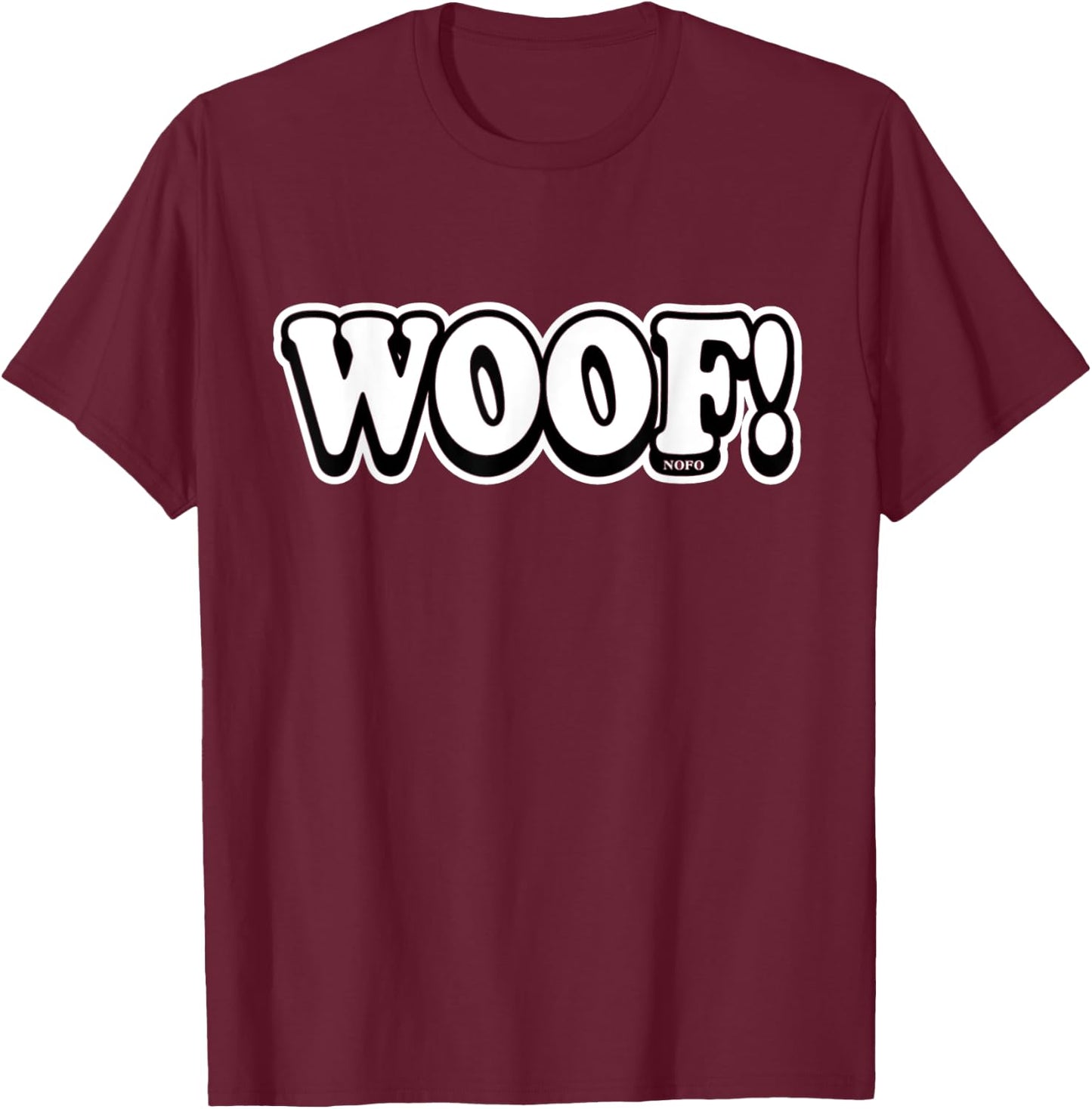Woof! T-Shirt - T-Shirt | Maroon
