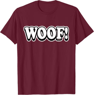 Woof! T-Shirt - T-Shirt | Maroon