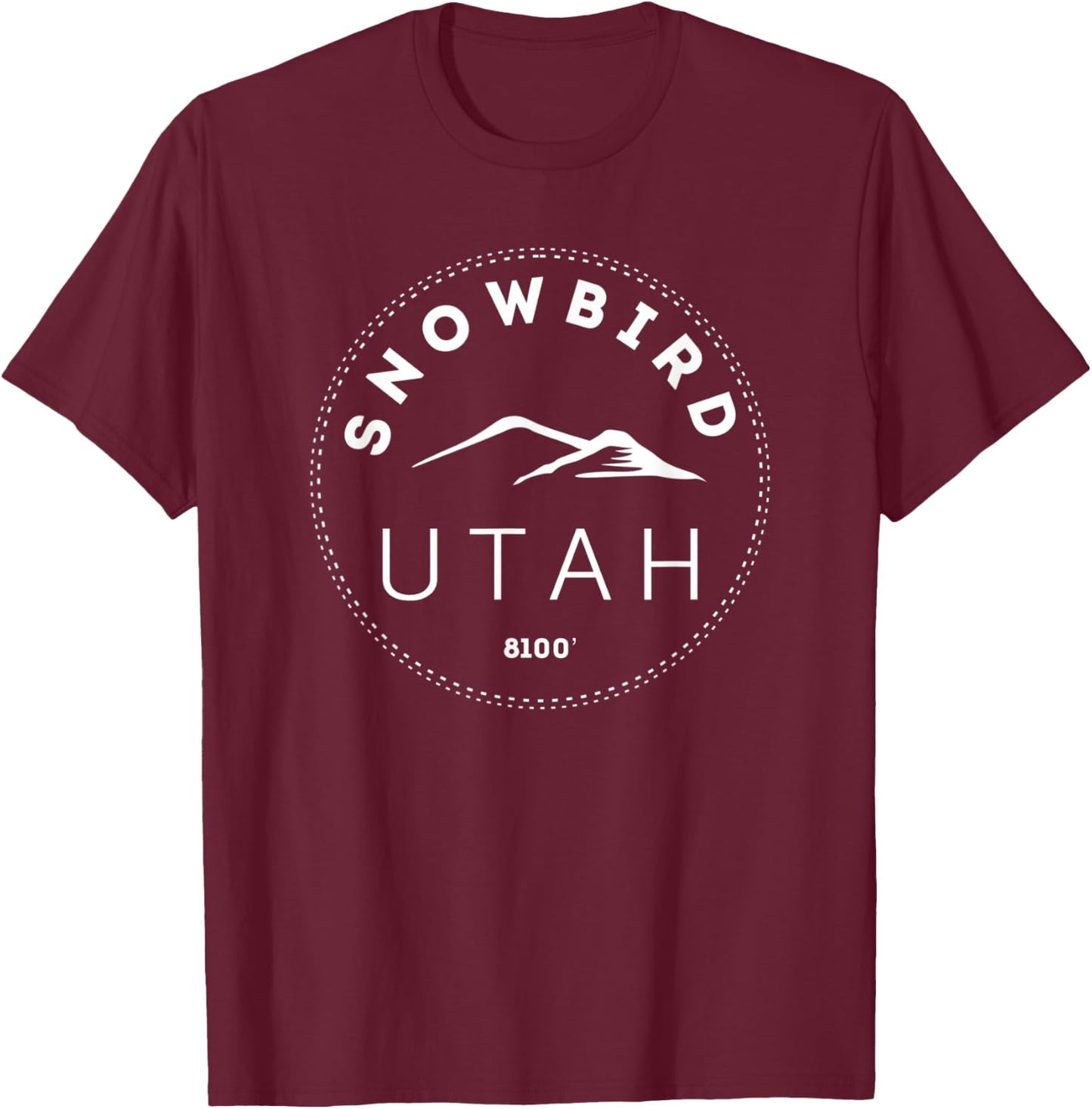 Snowbird Utah - Rocky Mountain UT T-Shirt - T-Shirt | Maroon
