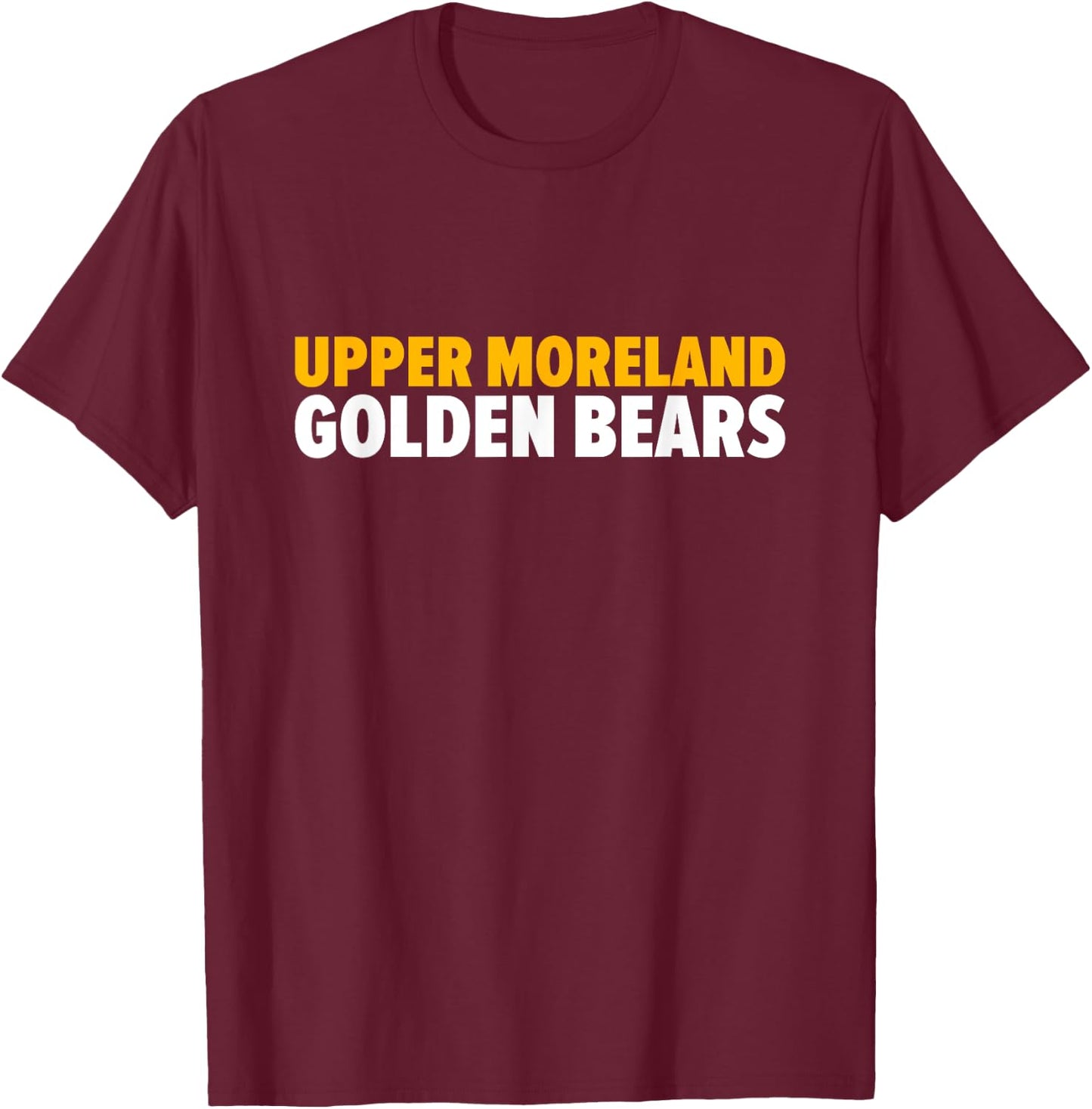 Upper Moreland Golden Bears Bold T-Shirt - T-Shirt | Maroon