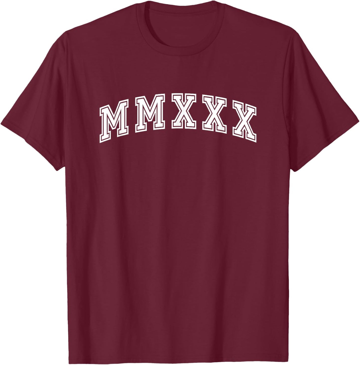 Seniors 2030 Class of 2030 Roman Numeral T-Shirt - T-Shirt | Maroon