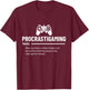 Funny Procrastigaming Gamer Video Game Gaming Geek T-Shirt - T-Shirt | Maroon