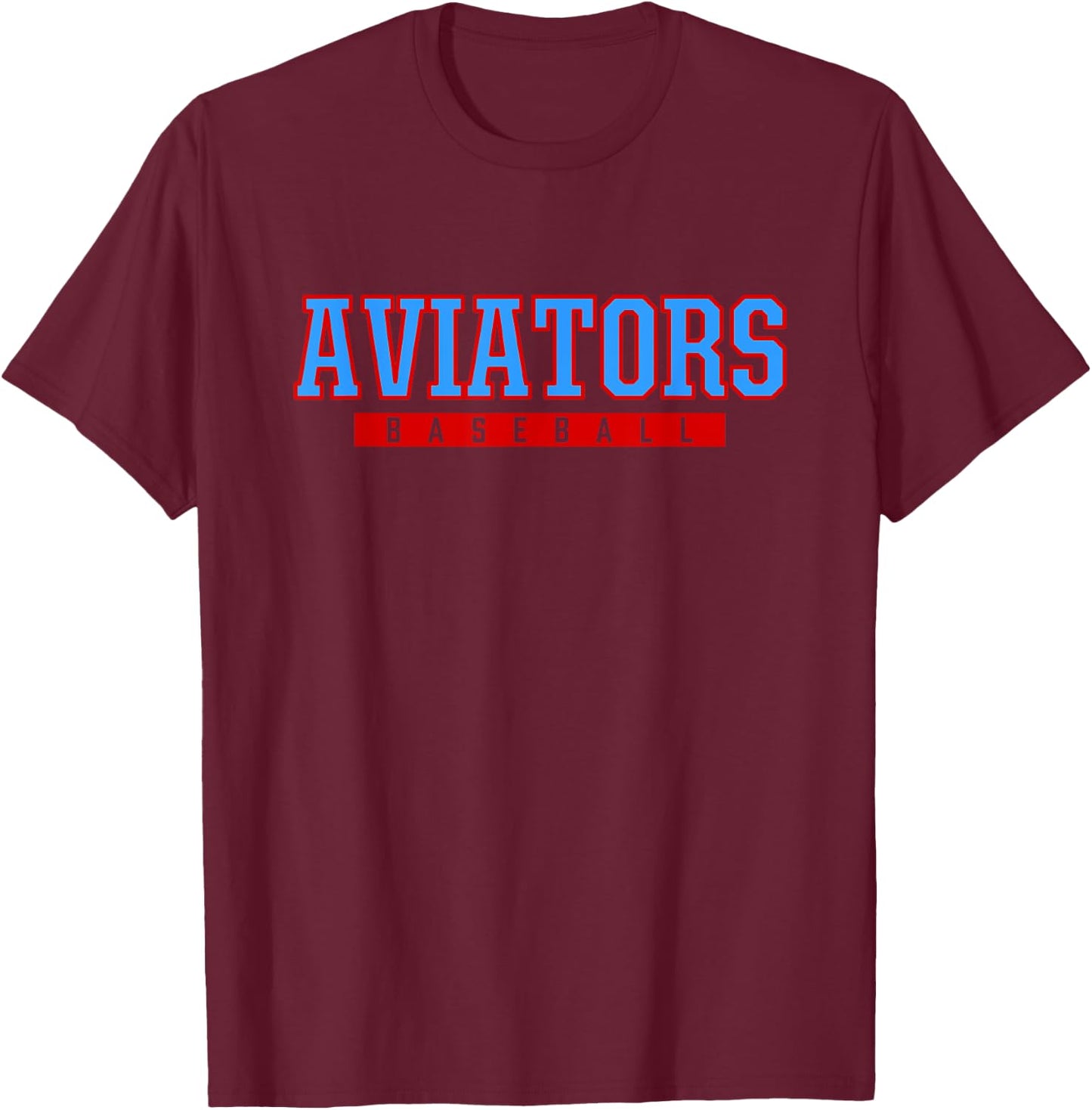 Alliance Aviators Baseball T-Shirt - T-Shirt | Maroon