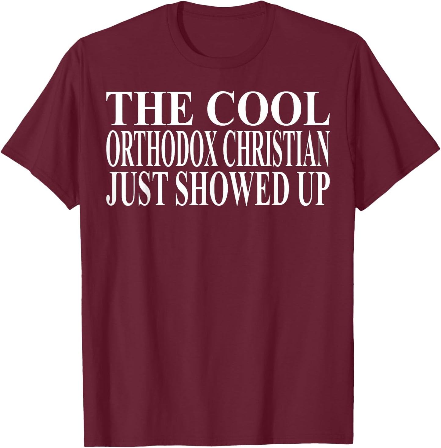 Orthodox Christian Apparel | Amazing Christians Design T-Shirt - T-Shirt | Maroon