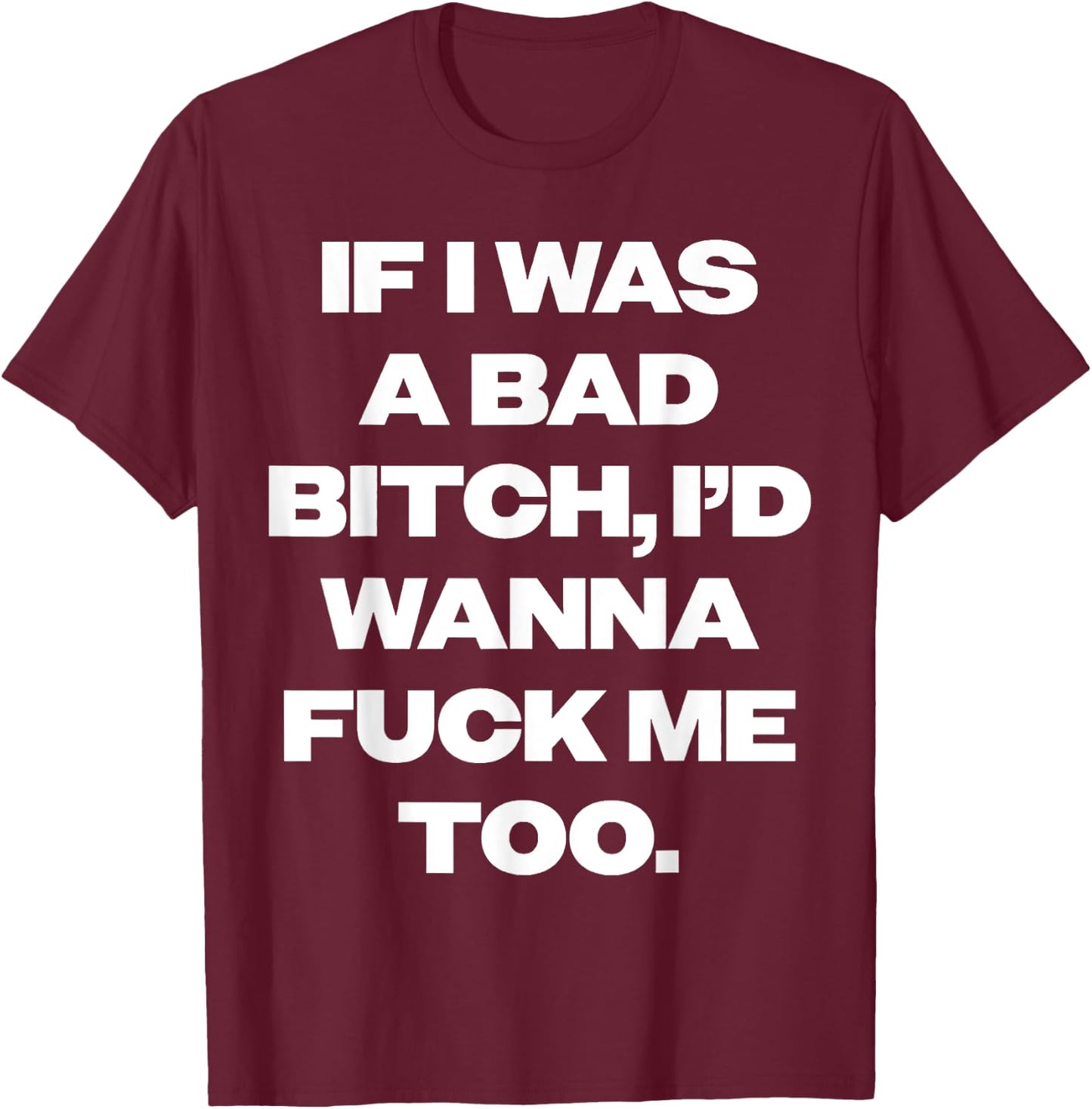 CONTROL INDUSTRY Nle Choppa - Bad Bitch , Small, Black T-Shirt - T-Shirt | Maroon