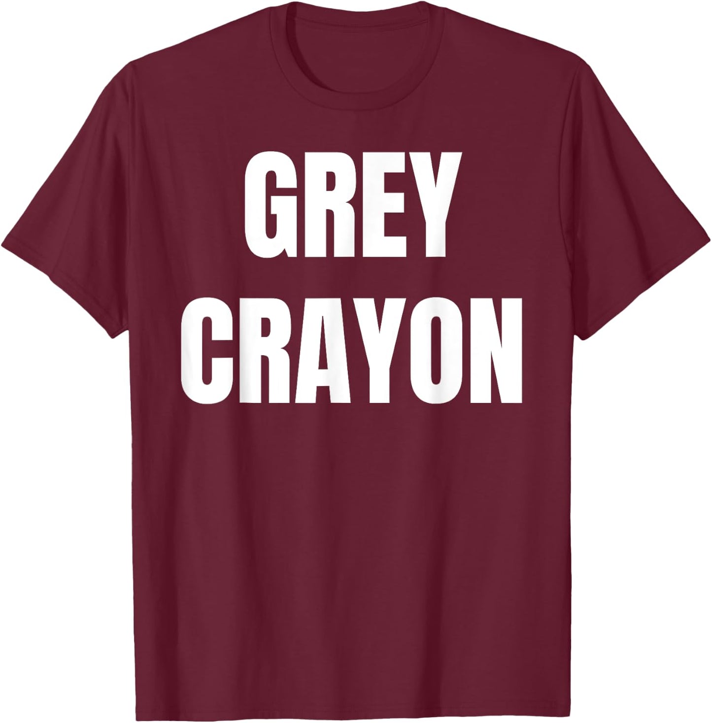 Grey Crayon Box Funny Group Crayon Costume T-Shirt - T-Shirt | Maroon