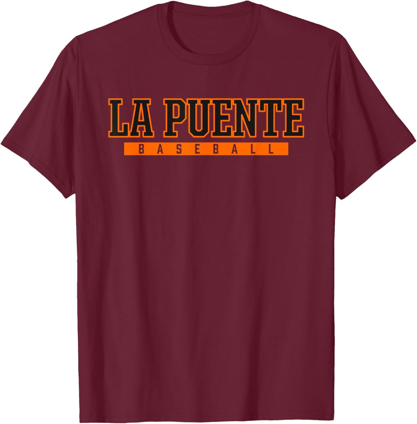 La Puente High School Baseball T-Shirt - T-Shirt | Maroon