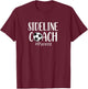Funny Sideline Coach Parent Shirt For Soccer Mom Dad Gear T-Shirt - T-Shirt | Maroon