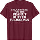 I'm Just Here For The Peanut Butter Blossoms Cookie Lover T-Shirt - T-Shirt | Maroon