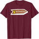 Via-Francigena Pilgrim Keepsake T-Shirt - T-Shirt | Maroon