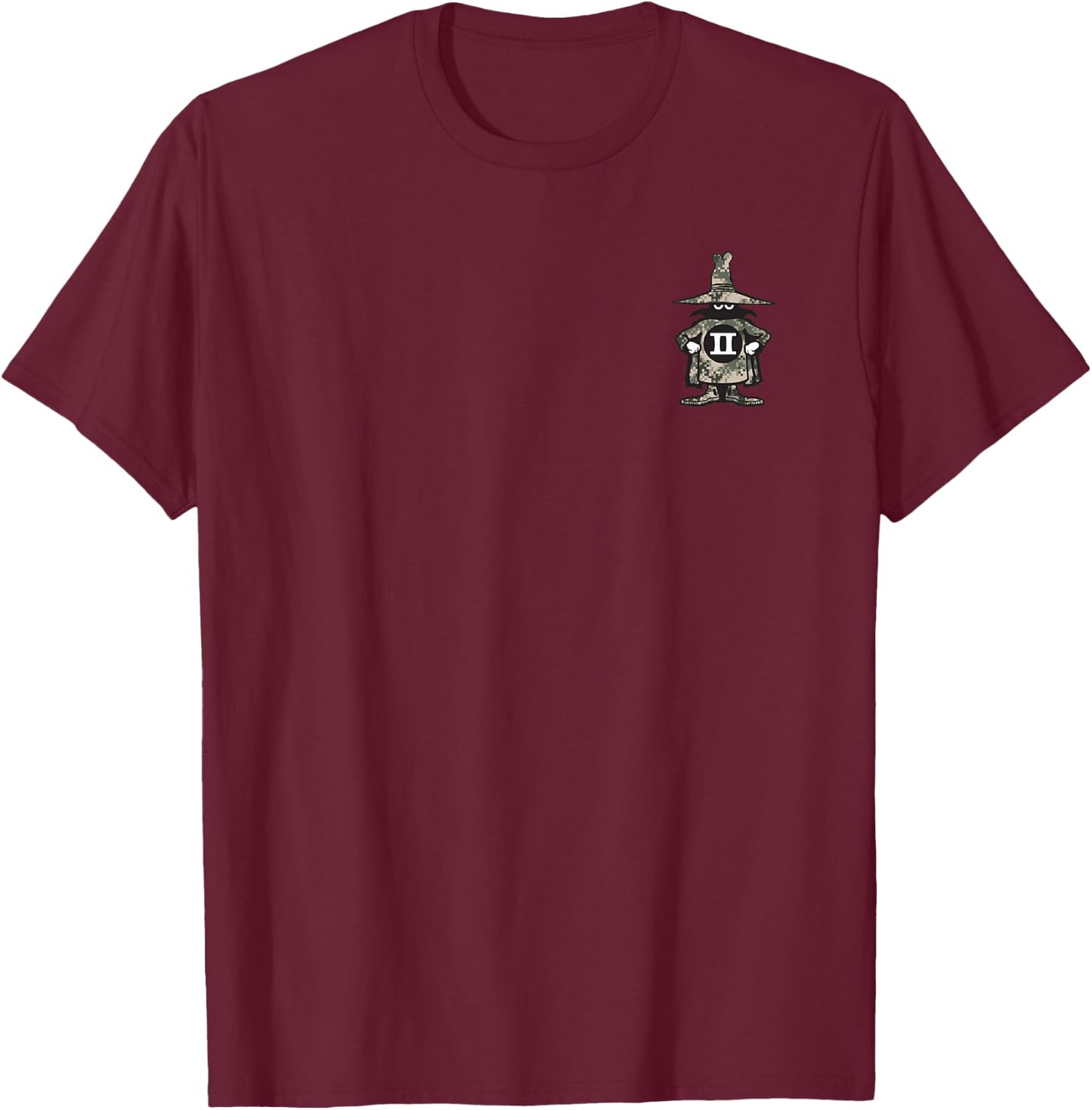 F4 Phantom Spook in Green Camo T-Shirt - T-Shirt | Maroon