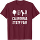 California State Fair Food on a Stick T-Shirt - T-Shirt | Maroon