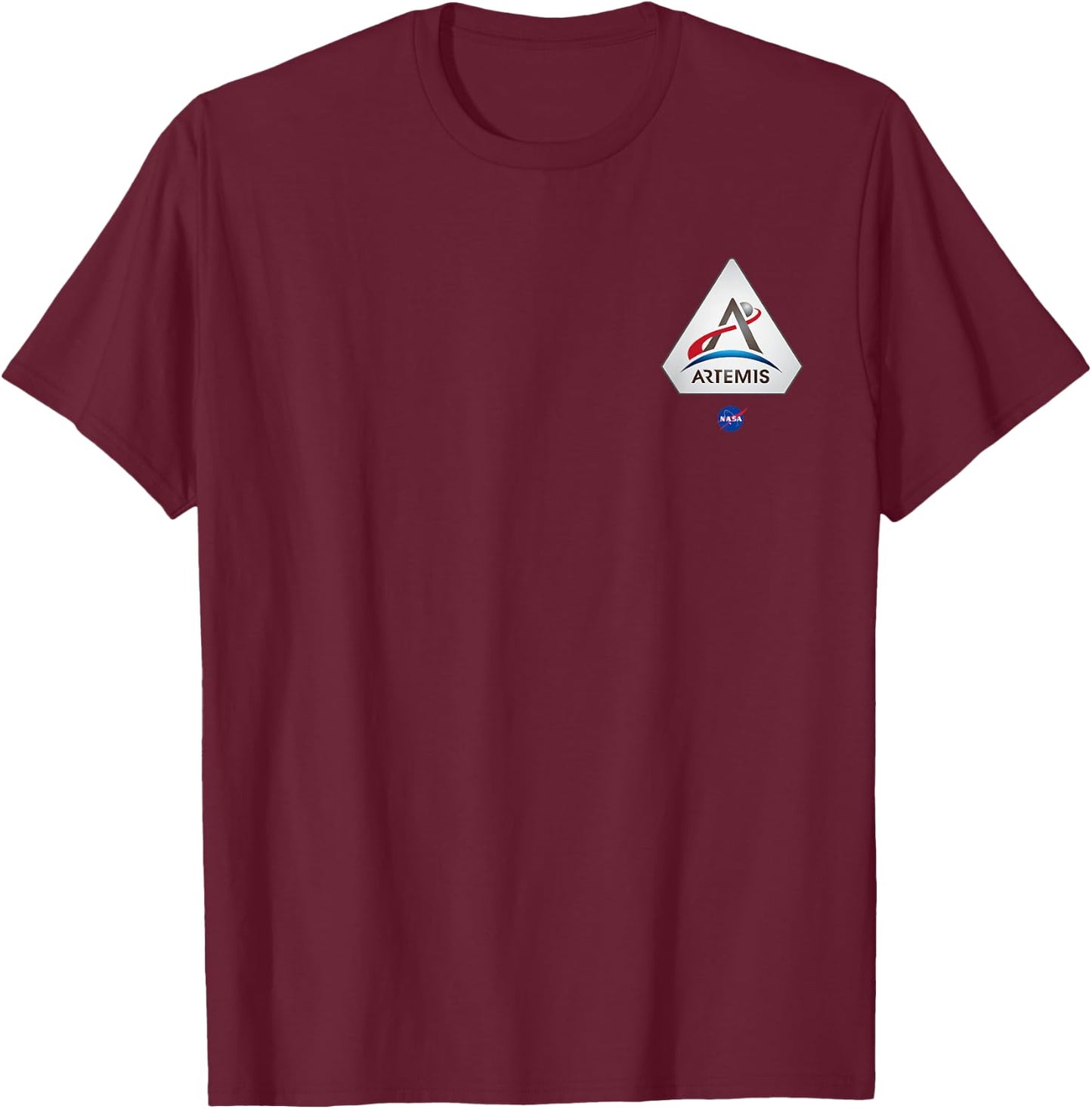 NASA Artemis Mission Patch T-Shirt - T-Shirt | Maroon