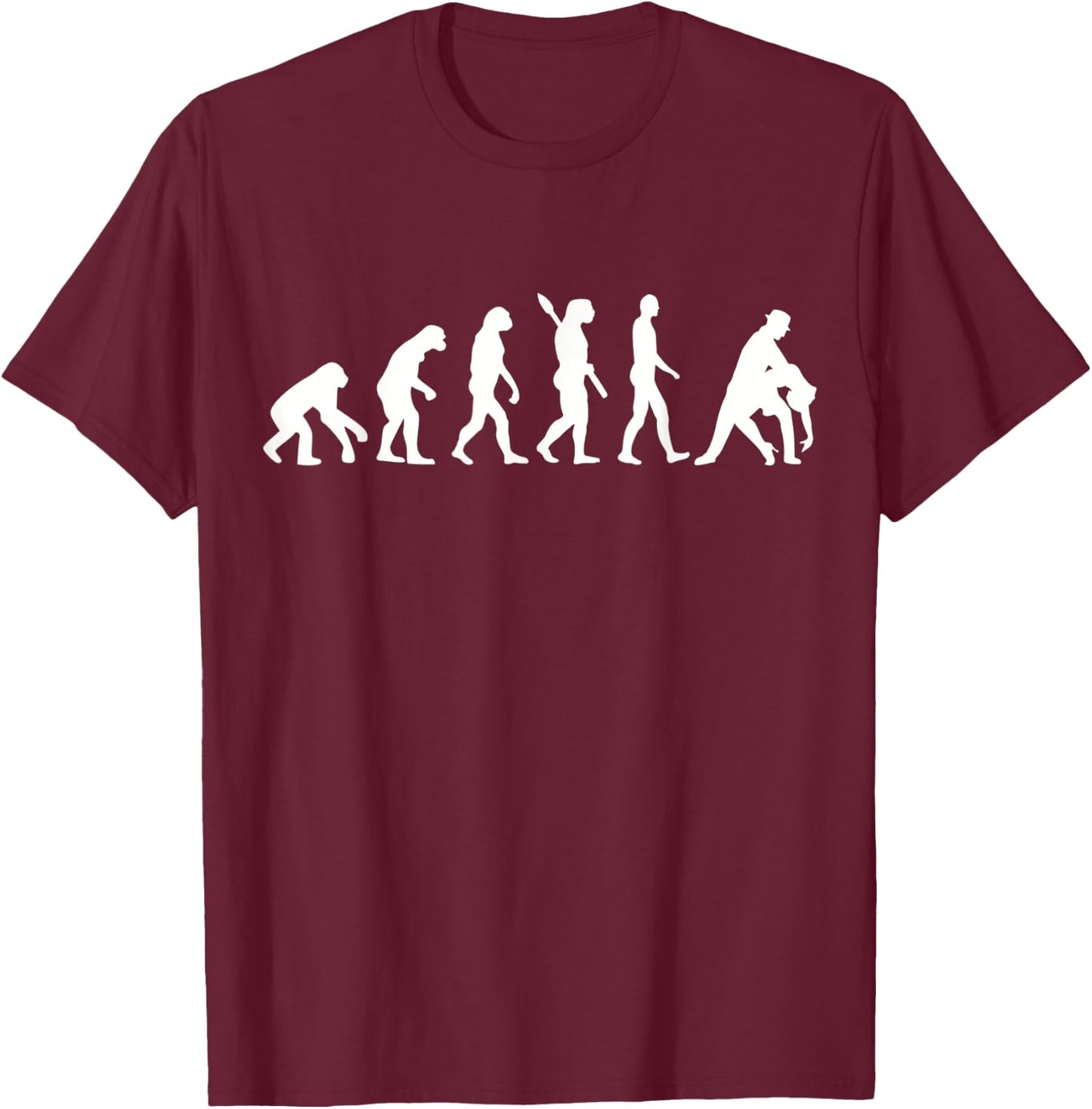 Evolution dancing T-Shirt - T-Shirt | Maroon